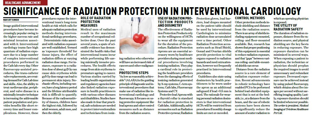 Significance of Radiation Protection in Interventional Cardiology