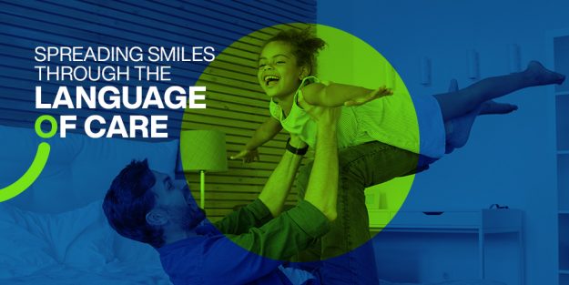 Spreading smiles through the language of care