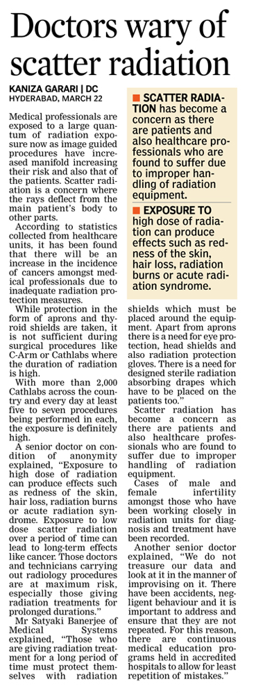Doctors wary of scatter radiation