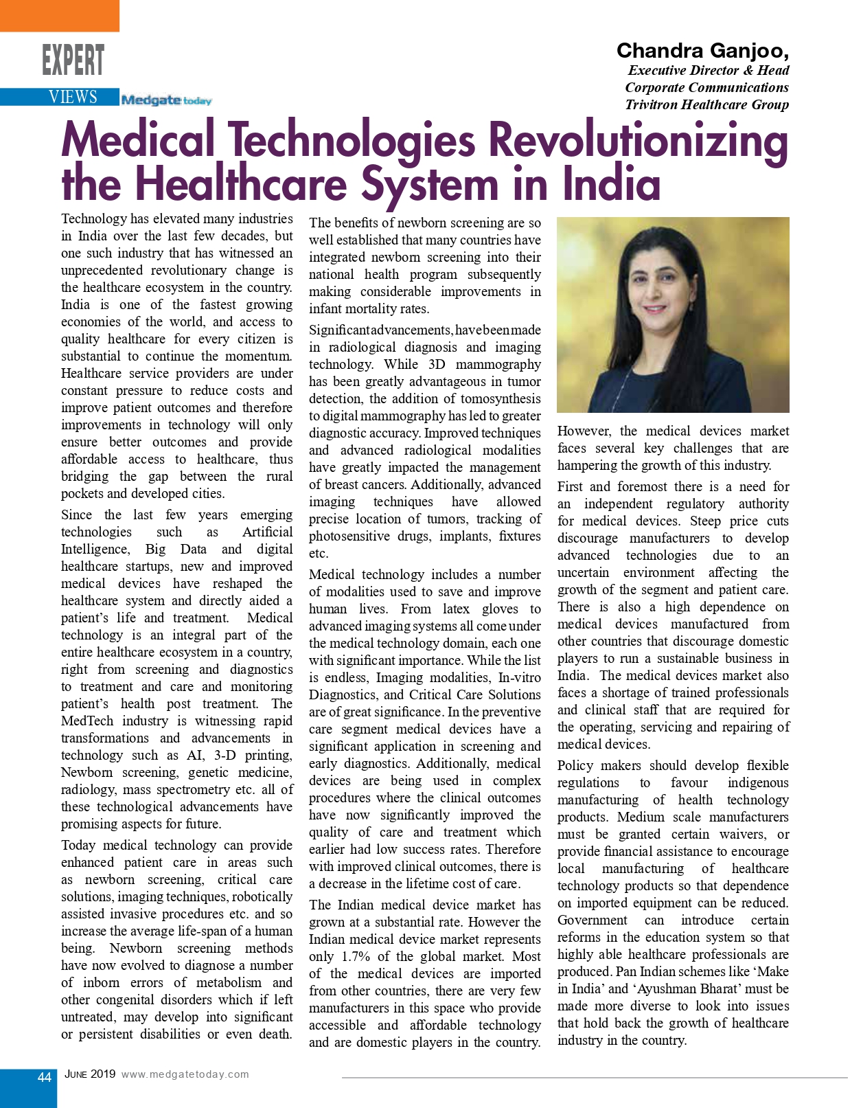 Medical Technologies Revolutionizing the Healthcare System in India