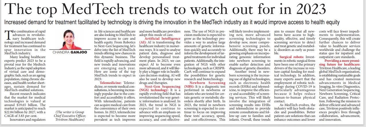 The top MedTech trends to watch out for in 2023