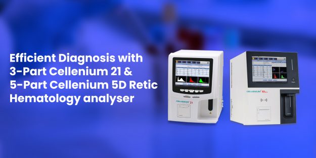 Efficient Diagnosis with 3-Part Cellenium 21 & 5-Part Cellenium 5D Retic Hematology Analyzer