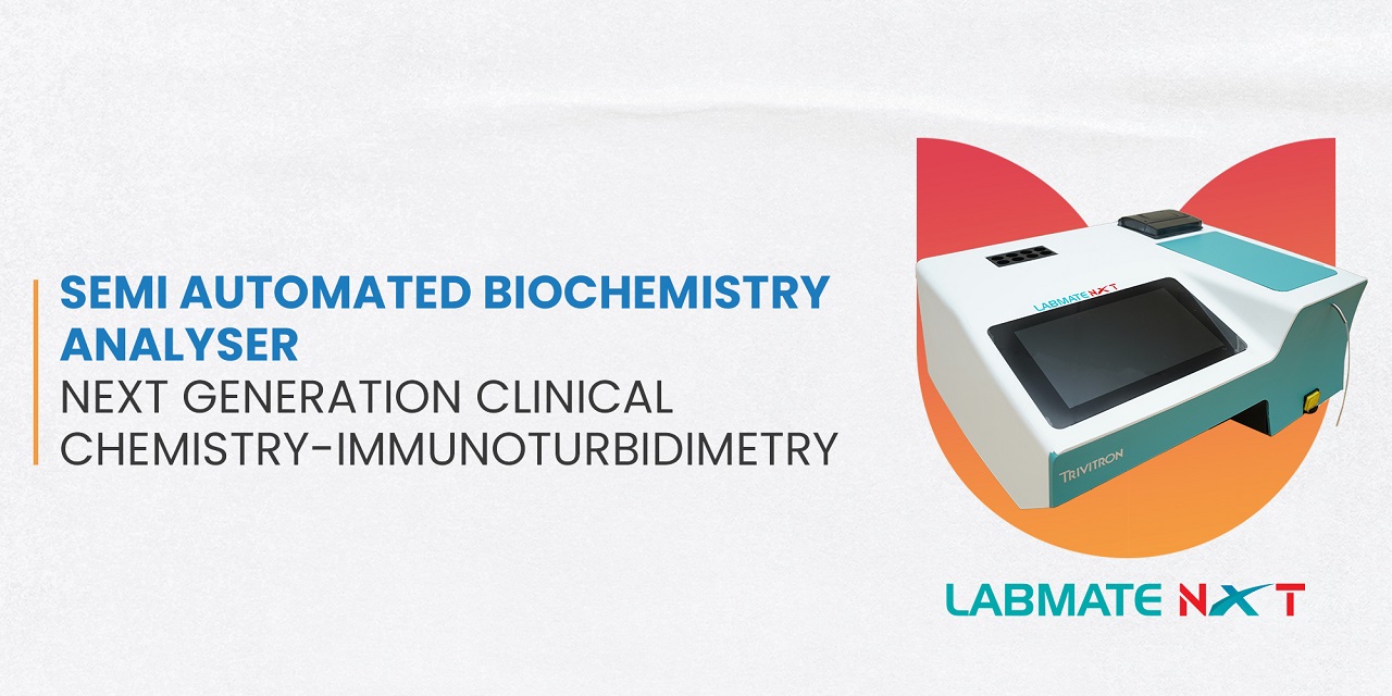 Labmate Plus - Trivitron Healthcare's Semi Auto Analyser / Chemistry Analyser