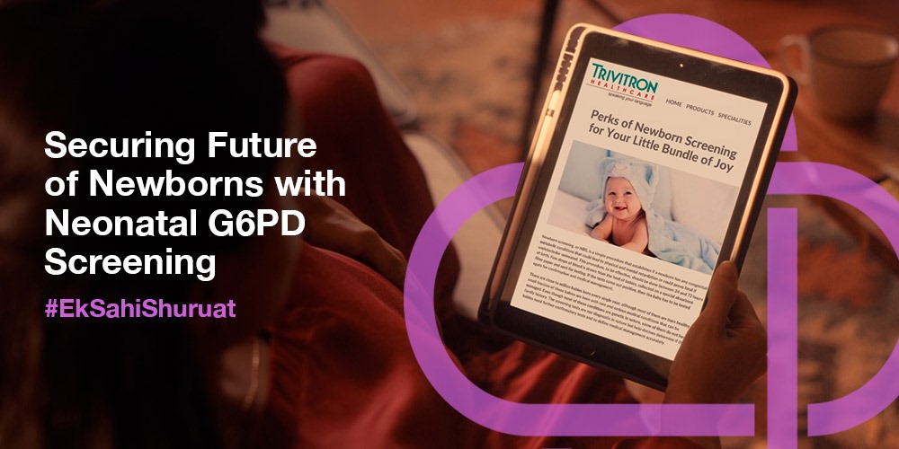 Neonatal G6PD Testing #EkSahiShuruat by Trivitron Healthcare